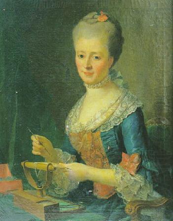 johann melchior wyrsch Portrait of Madame Marie Joseph Francoise Hursule de Boquet de Courbouson china oil painting image